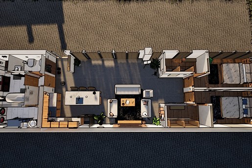 Melléképületből lakás